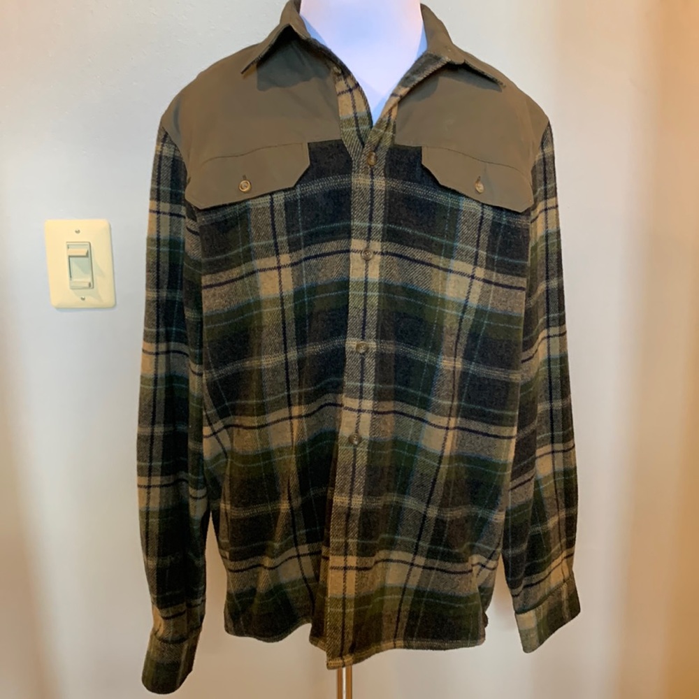 Fjallraven Granit Shirt Mens Large Tarmac Wool